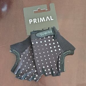 NWT*Primal Reflective Polka Dot Cycling Gloves